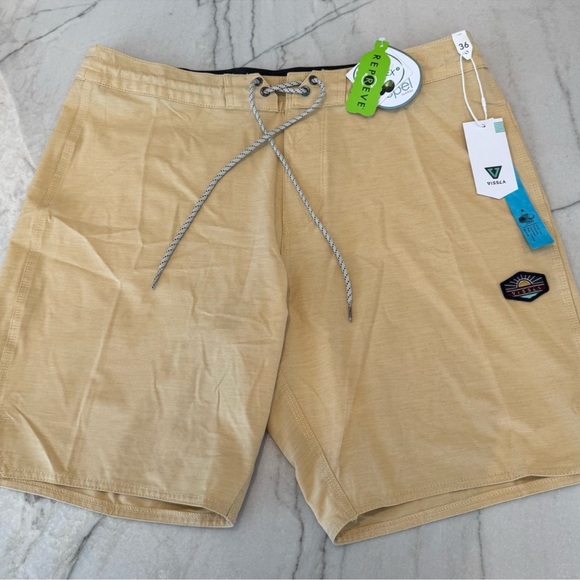 VISSLA Other - VISSLA Tan Swim Board Shorts